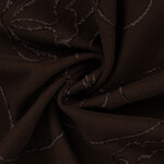 Lunara embroidery dark brown