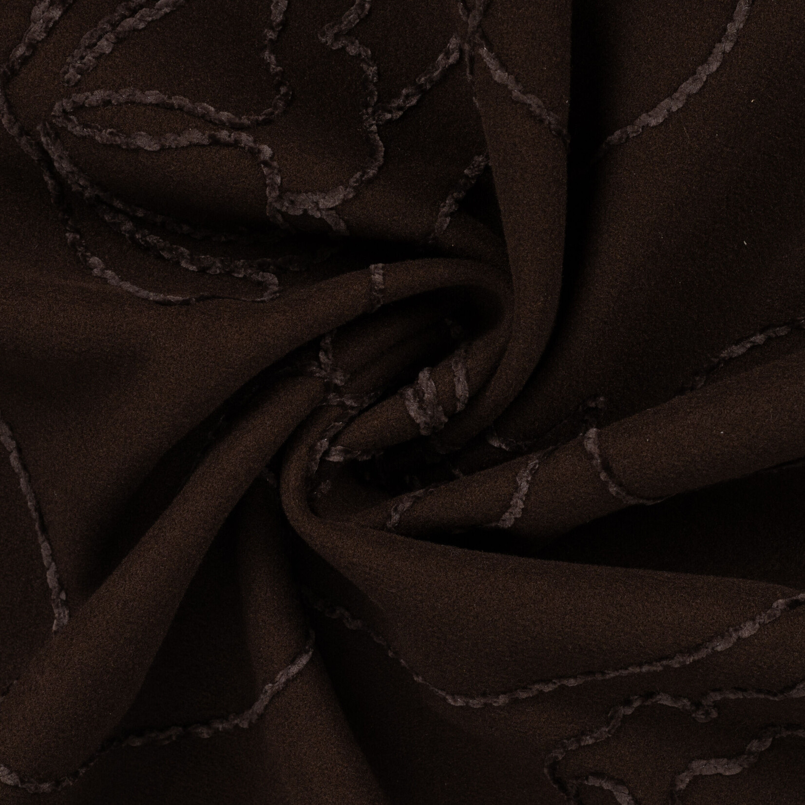Lunara embroidery dark brown