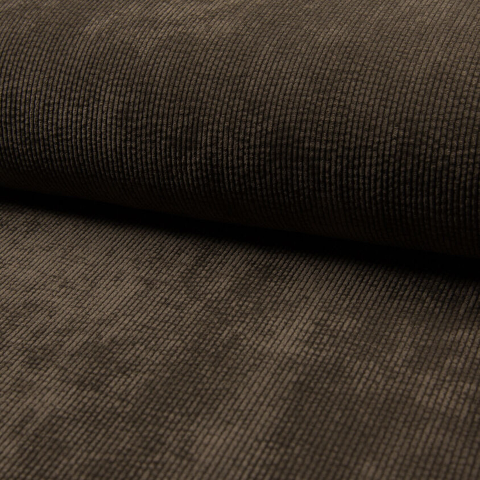Washed Corduroy Dark Brown
