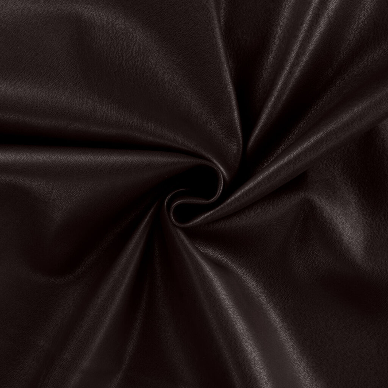 Suede Back Leather Dark Brown