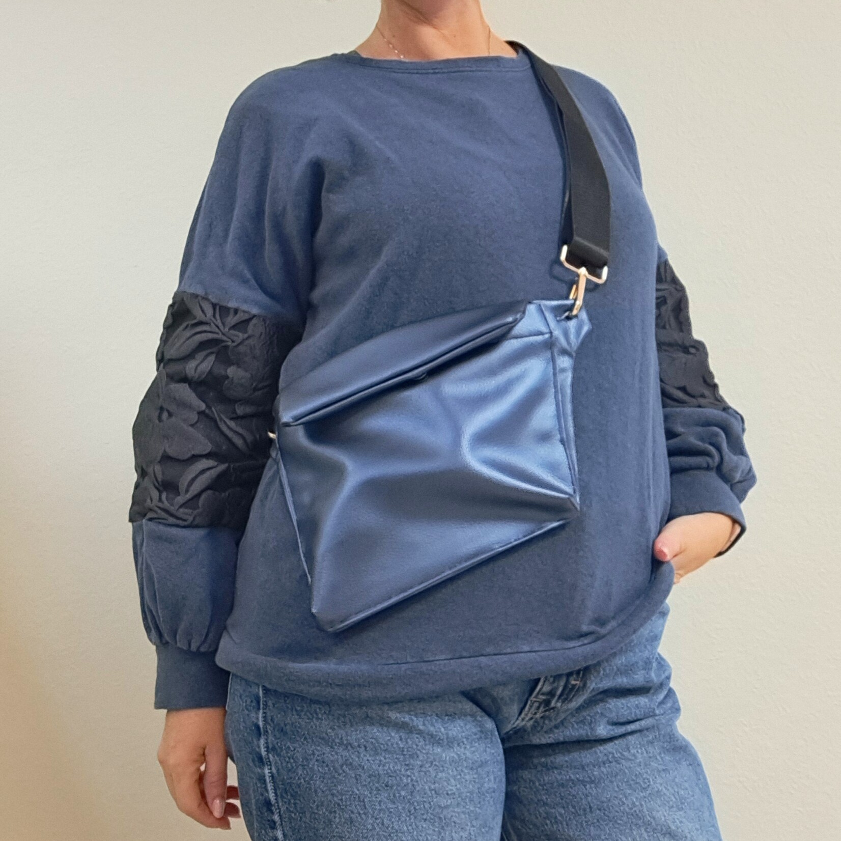Rex metallic blauw