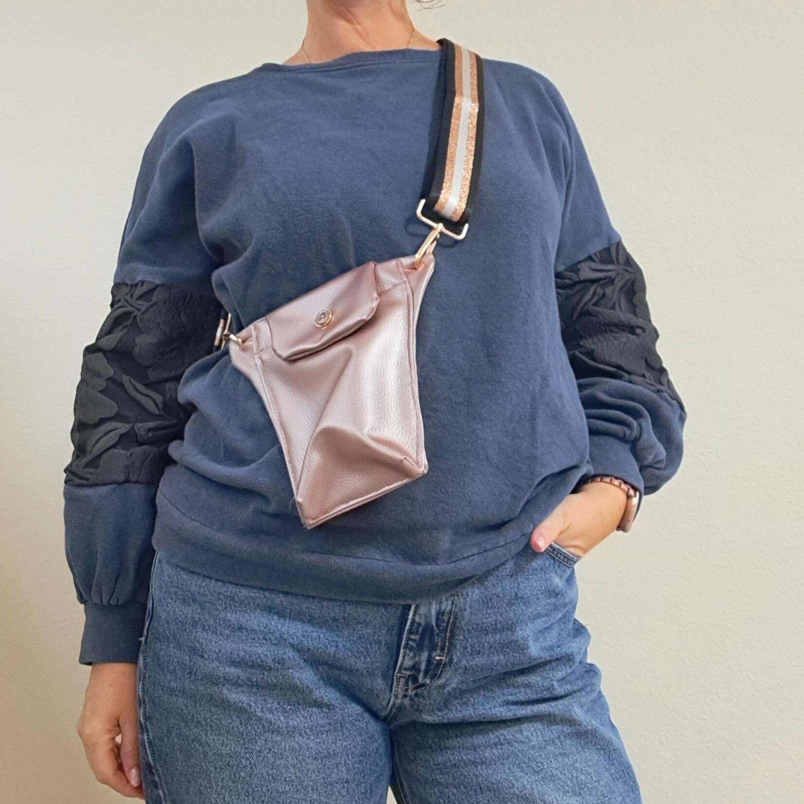 Rex metallic roze