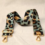 tassenband panterprint groen