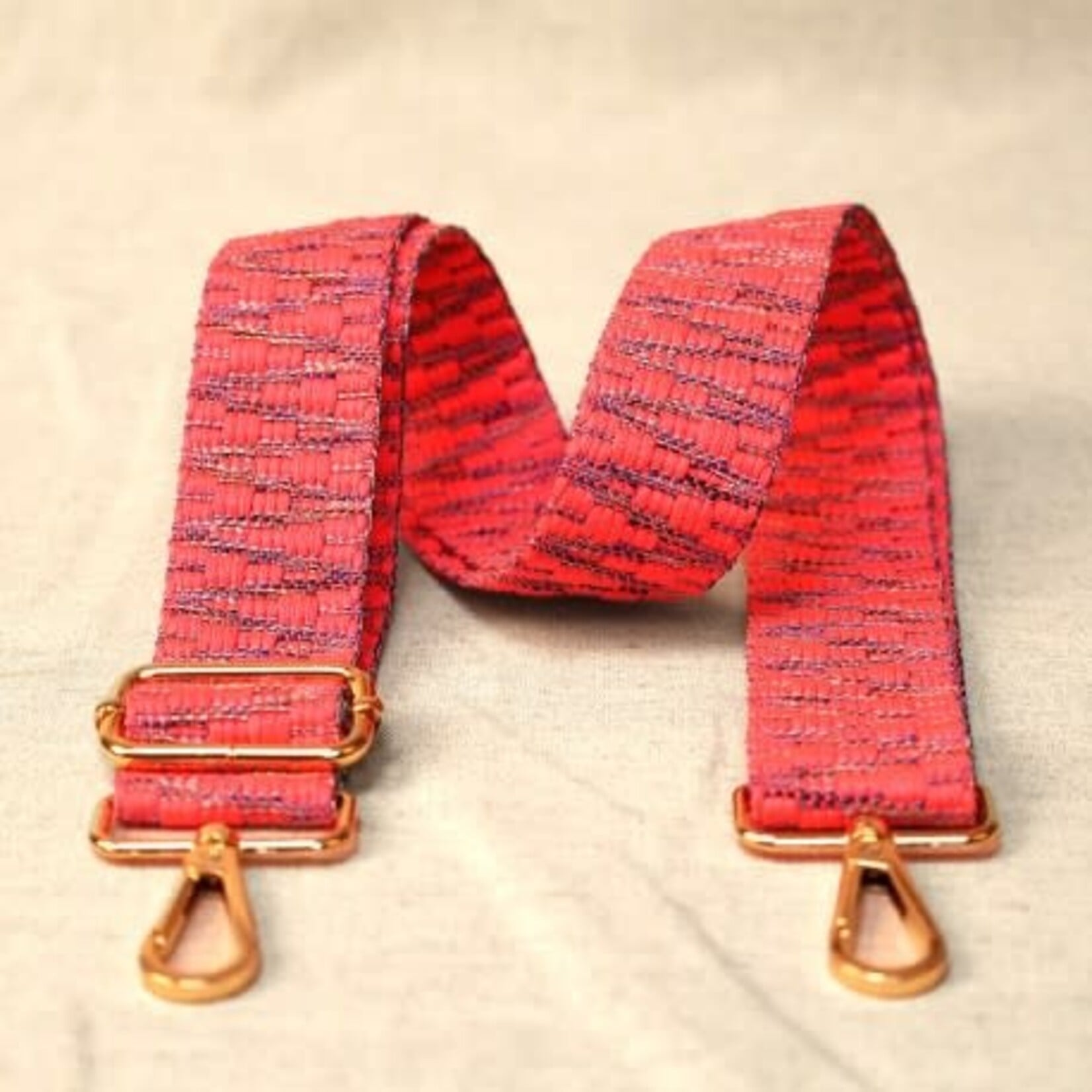 tassenband roze met print