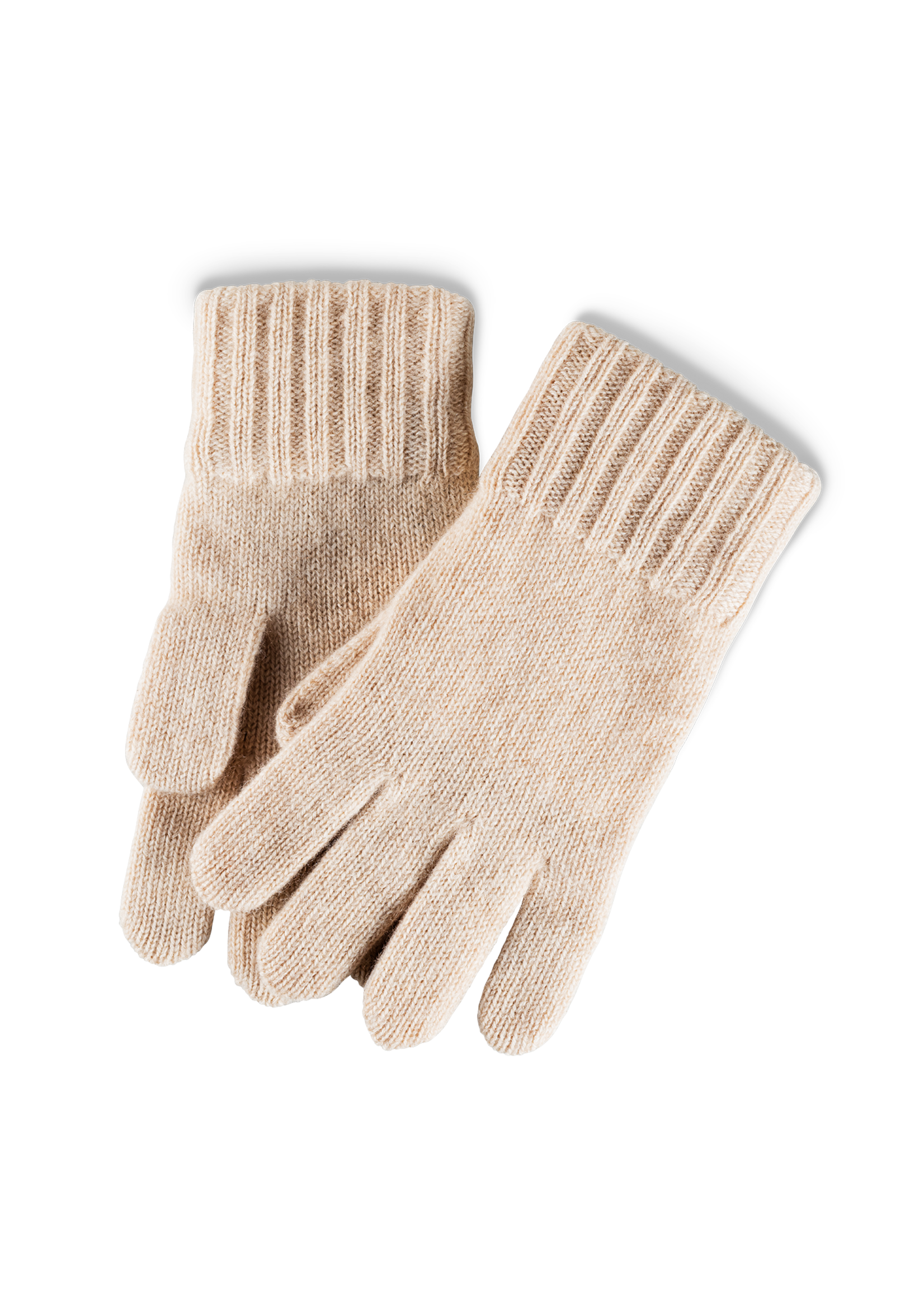 Raidillon Gants en cachemire : Écru