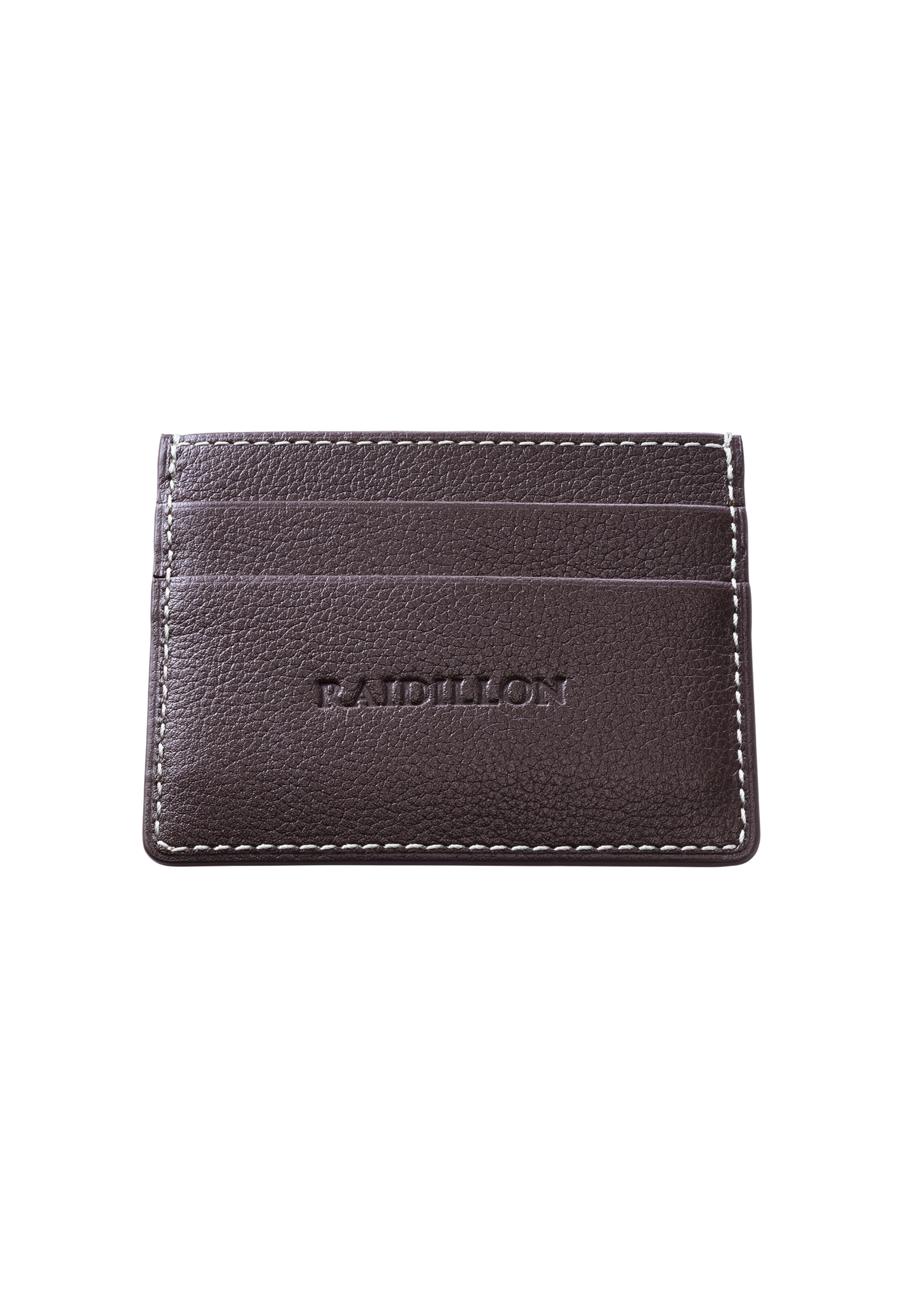 Raidillon Porte-Cartes : Brun - Écru