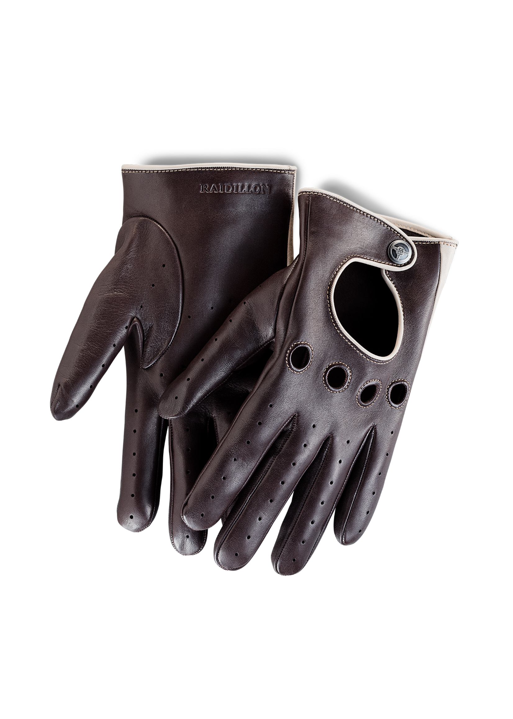 Raidillon Gants de course : Brun Foncé