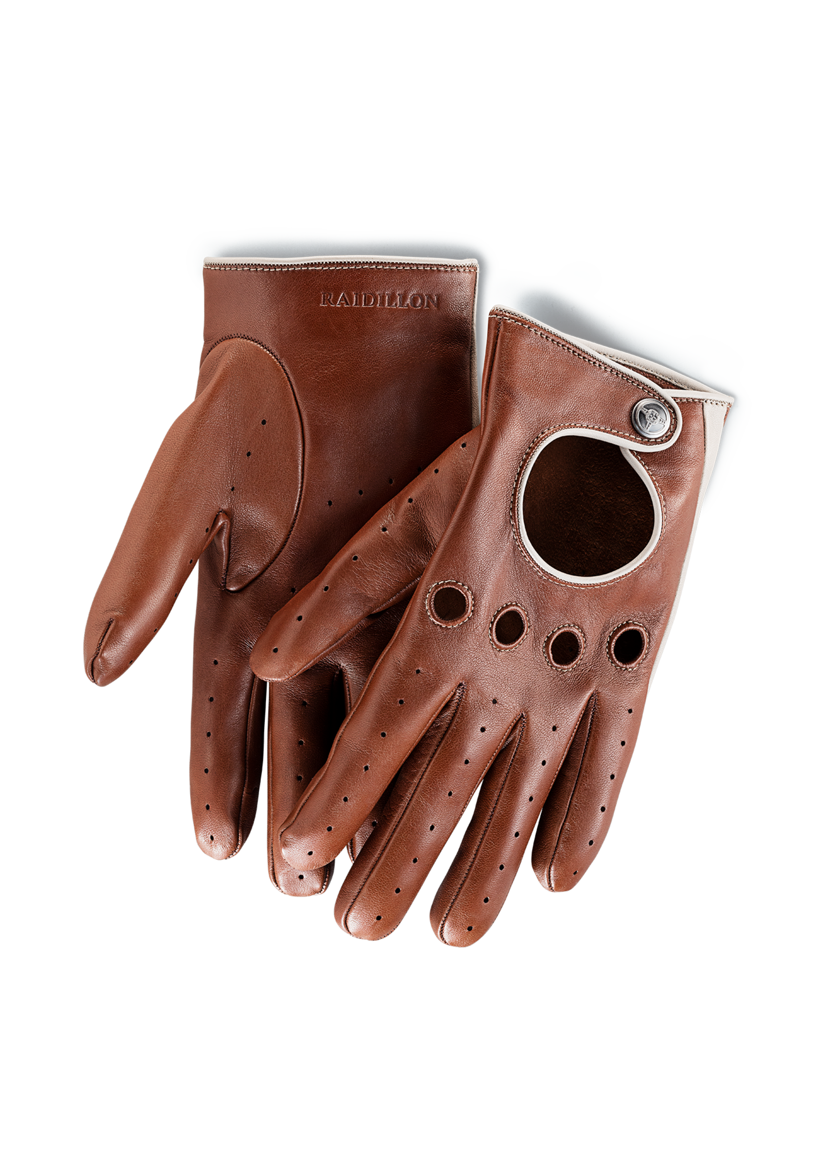 Raidillon Gants de course : Cognac