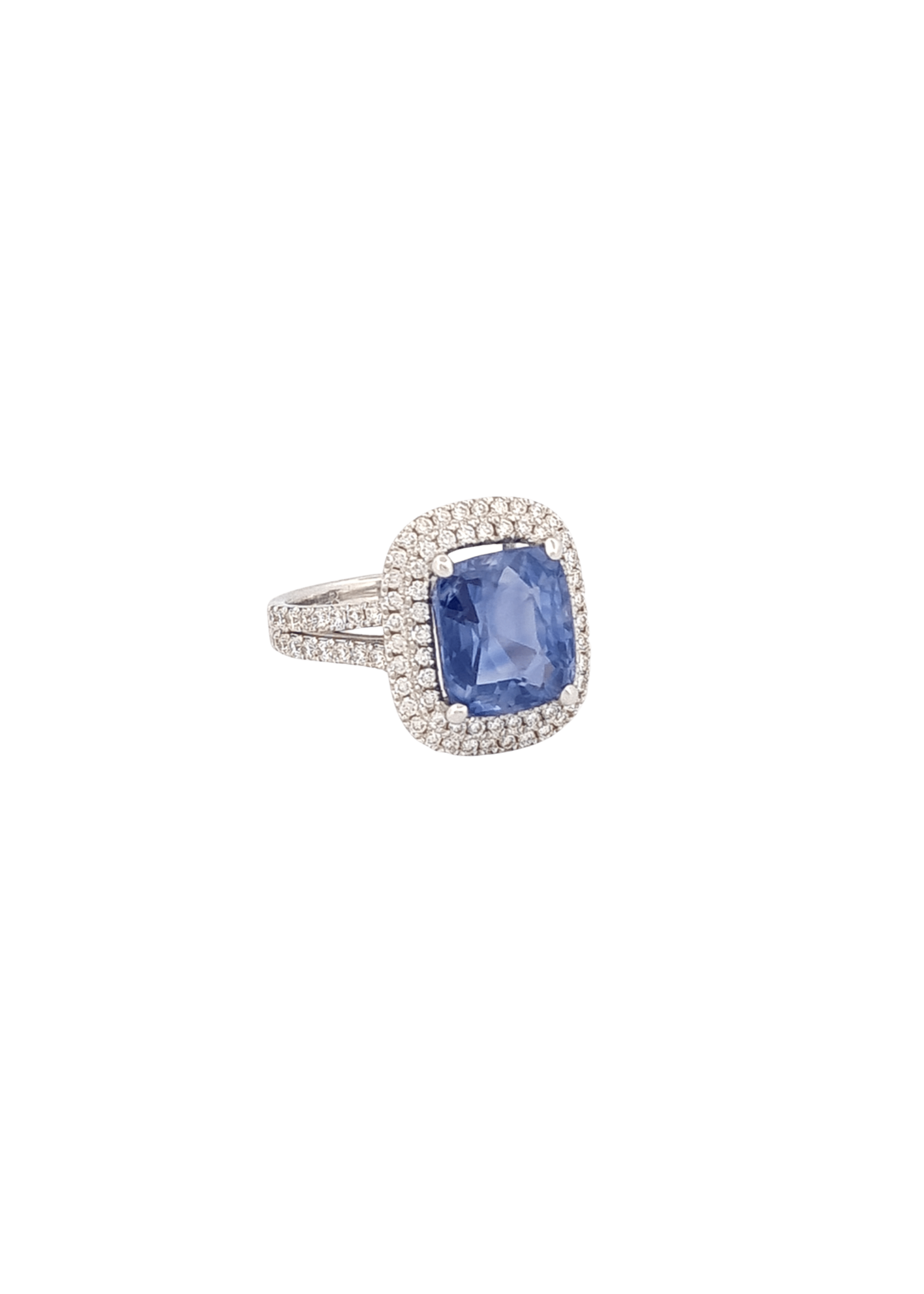 Altenloh Bague Saphir Ceylan et diamants