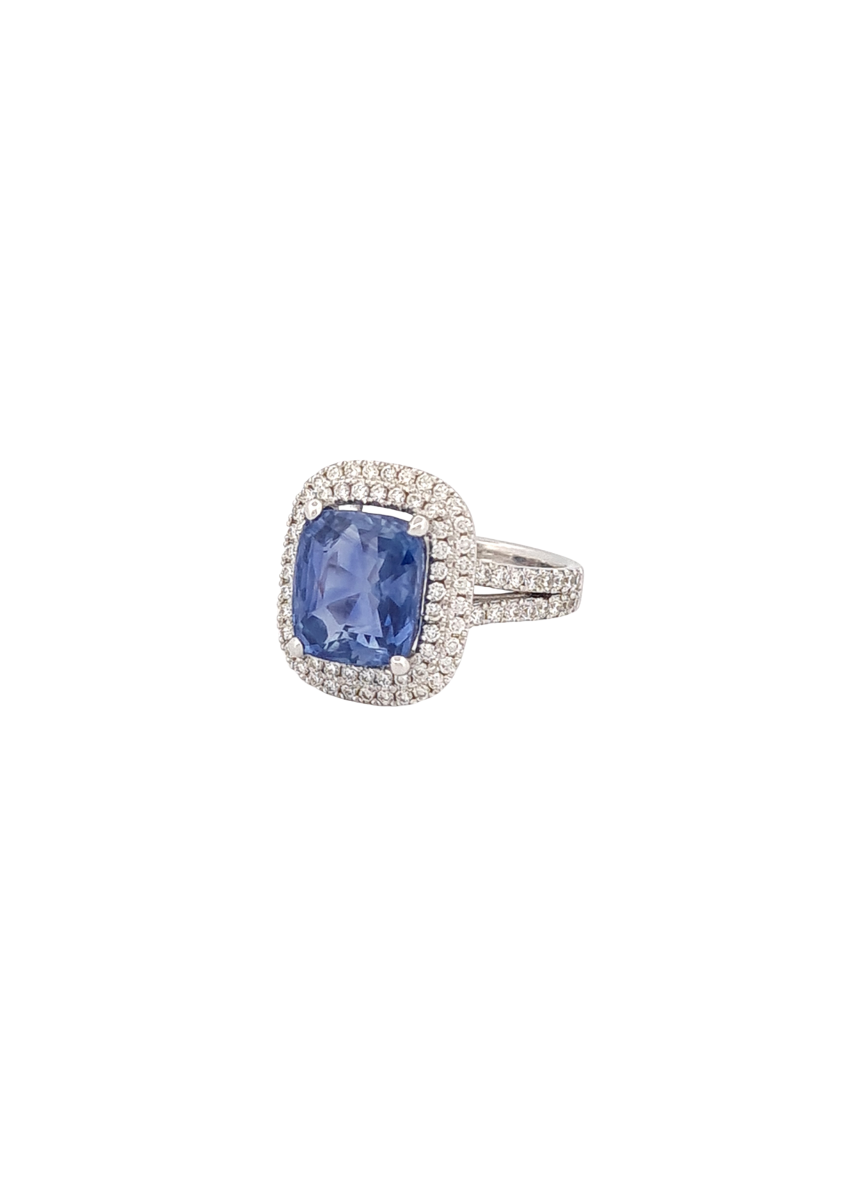 Altenloh Bague Saphir Ceylan et diamants