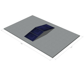 4 panelen, Oost-West dubbel, Landscape 4 panelen, Oost-West dubbel, Landscape