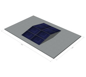 8 panelen, Oost-West dubbel, Landscape 8 panelen, Oost-West dubbel, Landscape