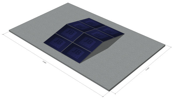 8 panelen, Oost-West dubbel, Landscape 8 panelen, Oost-West dubbel, Landscape