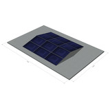 12 panelen, Oost-West dubbel, Landscape 12 panelen, Oost-West dubbel, Landscape