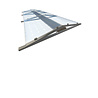 platdak montagemateriaal voor 2 zonnepanelen, oost-west, landscape