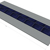 platdak montagemateriaal voor 16 zonnepanelen, oost-west, landscape platdak montagemateriaal voor 16 zonnepanelen, oost-west, landscape