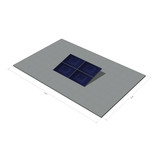 4 panelen, zonneschans dubbel, landscape 4 panelen, zonneschans dubbel, landscape