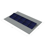 10 panelen, zonneschans dubbel, landscape 10 panelen, zonneschans dubbel, landscape