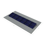 12 panelen, zonneschans dubbel, landscape 12 panelen, zonneschans dubbel, landscape