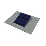 6 panelen, zonneschans dubbel, portrait 6 panelen, zonneschans dubbel, portrait