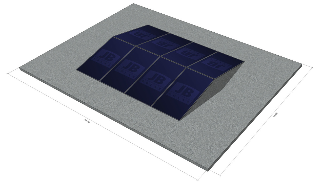 8 panelen oost-west portrait