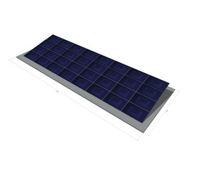 32 panelen, zonneschans, quad 32 panelen, zonneschans, quad