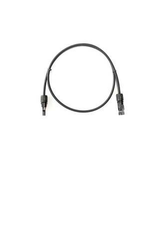 2 meter 4 mm2 DC kabel met mc4 male/female stekker 2 meter 4 mm2 DC kabel met mc4 male/female stekker
