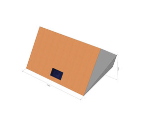 1 paneel, golfplaat, landscape 1 paneel, golfplaat, landscape