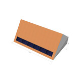 6 panelen, golfplaat, landscape 6 panelen, golfplaat, landscape