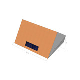 2 zonnepanelen, staal dak, landscape