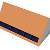 6 panelen, staal dak, landscape 6 panelen, staal dak, landscape