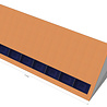 8 panelen, golfplaat, portrait 8 panelen, golfplaat, portrait