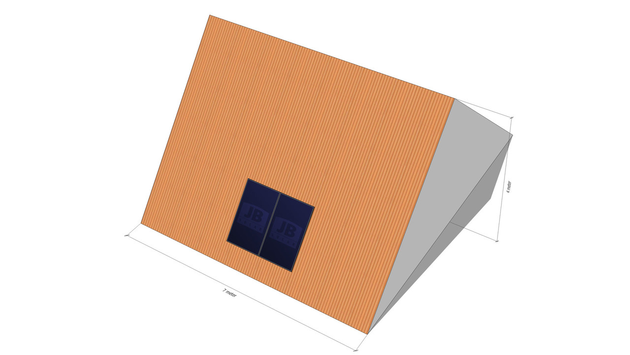 2 panelen, bitumen, portrait