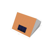 Sunstruction 3 zonnepanelen, staal dak, portrait