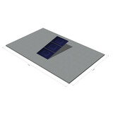 3 panelen, zonneschans, triple 3 panelen, zonneschans, triple