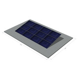 12 panelen, zonneschans, triple 12 panelen, zonneschans, triple