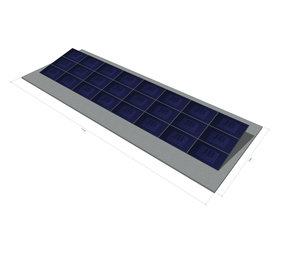 24 panelen, zonneschans, triple