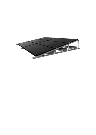 6 panelen, zonneschans, triple 6 panelen, zonneschans, triple