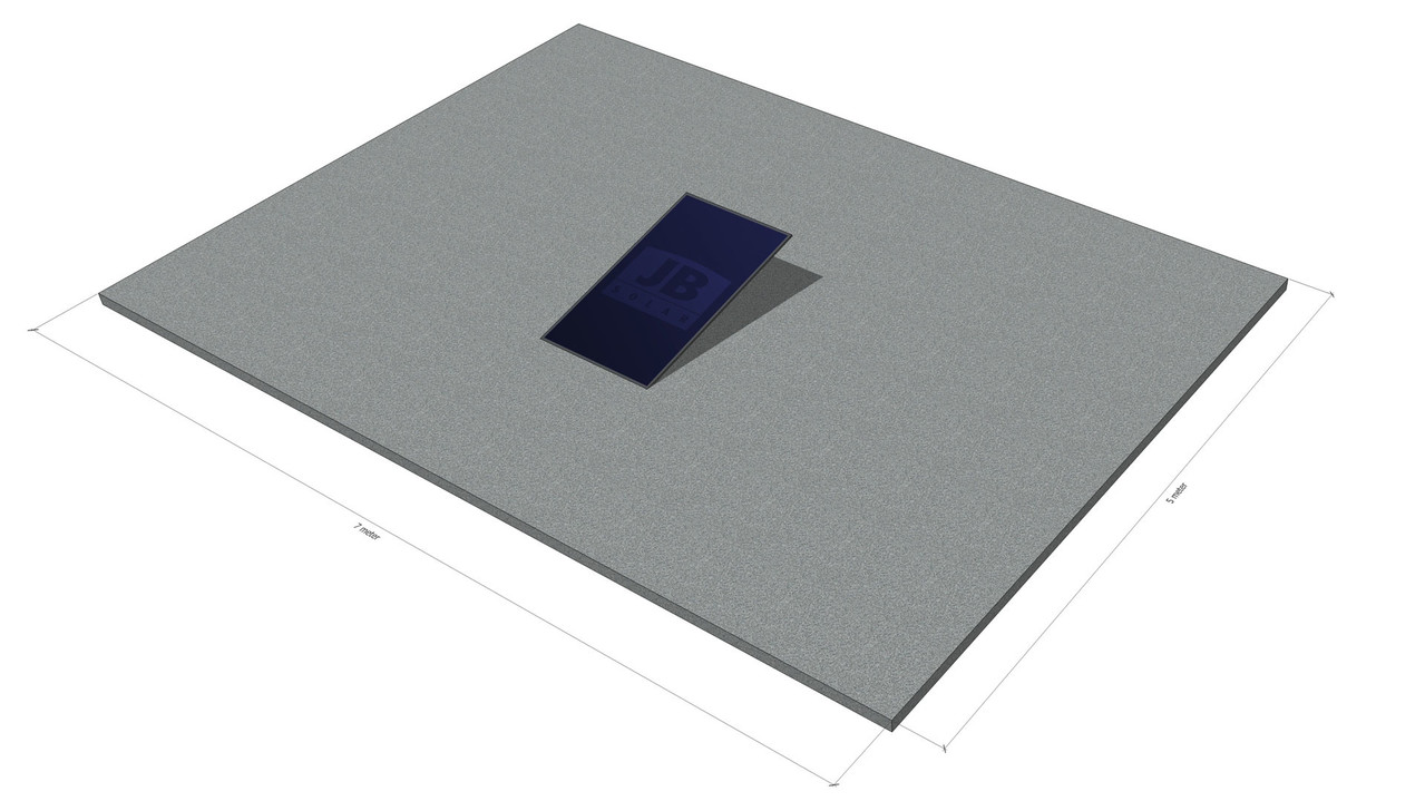 platdak montagemateriaal voor 1 zonnepanelen, zuid, portrait