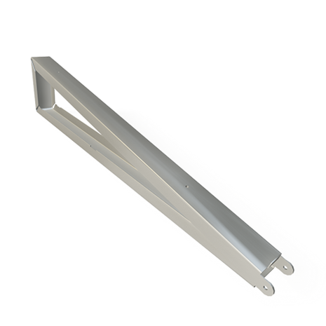 platdak montagemateriaal voor 1 zonnepanelen, zuid, portrait