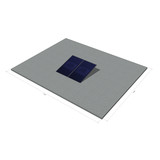 platdak montagemateriaal voor 2 zonnepanelen, zuid, portrait