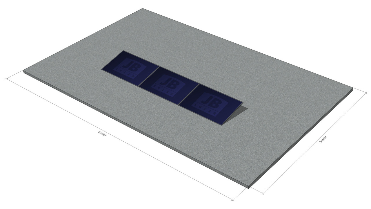 3 panelen, zuid, landscape 3 panelen, zuid, landscape