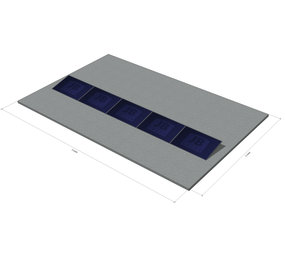 5 panelen, zuid, landscape 5 panelen, zuid, landscape
