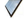 montagemateriaal voor 2 zonnepanelen, dakpan, portrait montagemateriaal voor 2 zonnepanelen, dakpan, portrait