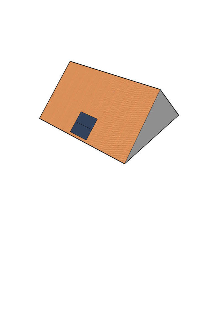 2 panelen, dakpan, landscape 2 panelen, dakpan, landscape