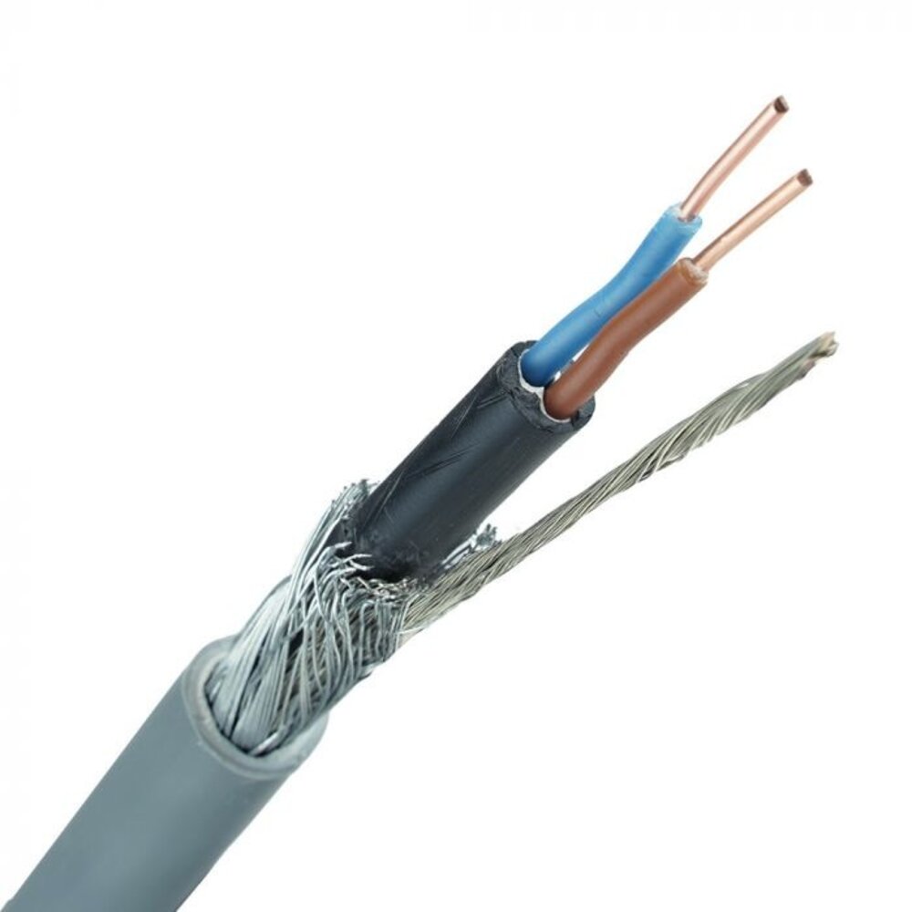 2x2.5 mm2 YMVK-as grondkabel per meter