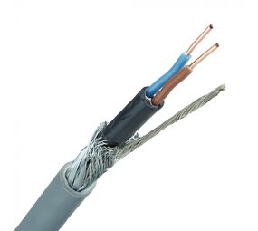 2x2.5 mm2 YMVK-as grondkabel per meter