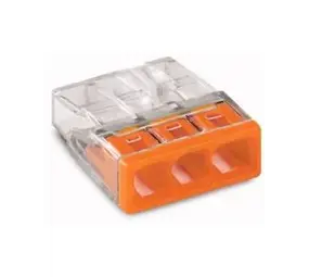 Wago lasklem 3-voudig 2,5 mm²
