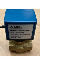 Acol 1" driewegklep met motor