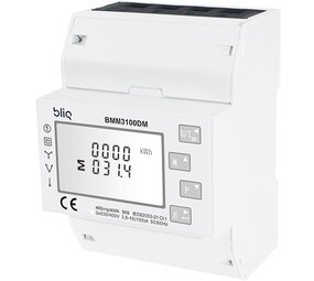 Bliq Bliq 3 fase kWh meter BMM3100DM-MID Bliq Bliq 3 fase kWh meter BMM3100DM-MID